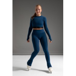 Pantalon patinage AGATA IM5330 bleu