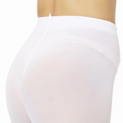 Strumpfhose ohne Fuss weiss 0878