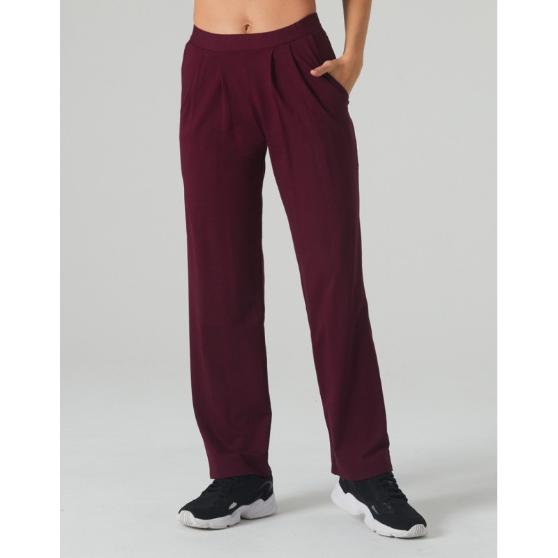 Pantalon à pince ALLAN bordeaux