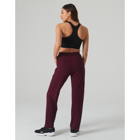 Pantalon à pince ALLAN bordeaux