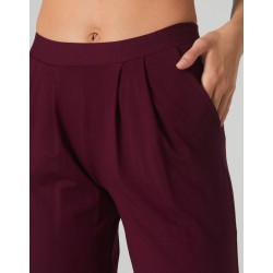 Pantalon à pince ALLAN bordeaux